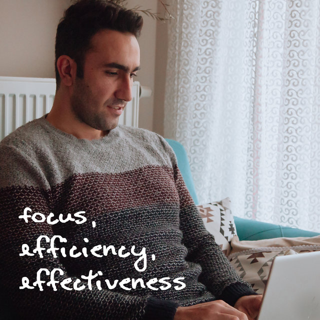 Focus, Efficiency, Effectiveness: Home Office Background