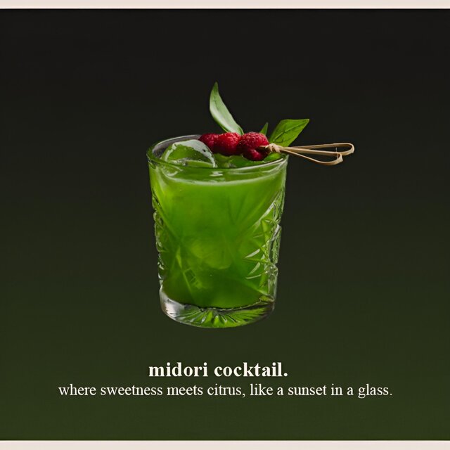 midori cocktail.