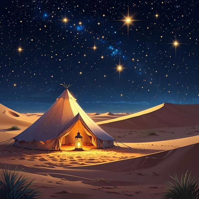 مخيمات الصحراء تحت النجوم  Desert Camp