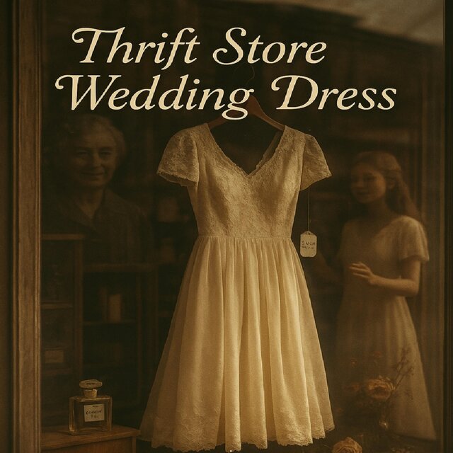 Thrift Store Wedding Dress