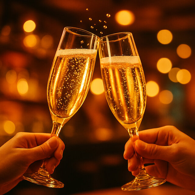 Shall we have a toast?