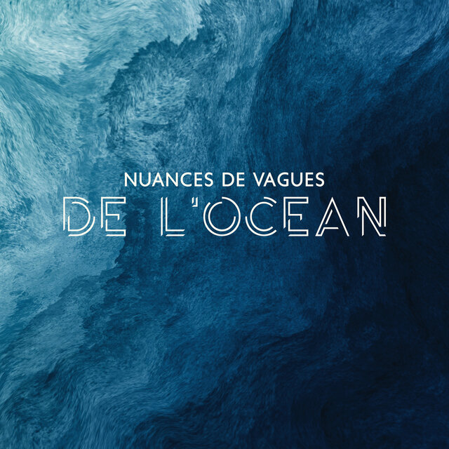 Nuances de vagues de l'océan