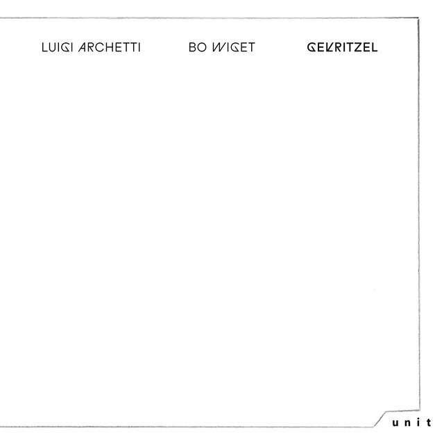 Cover art for album Gekritzel by Luigi Archetti, Bo Wiget