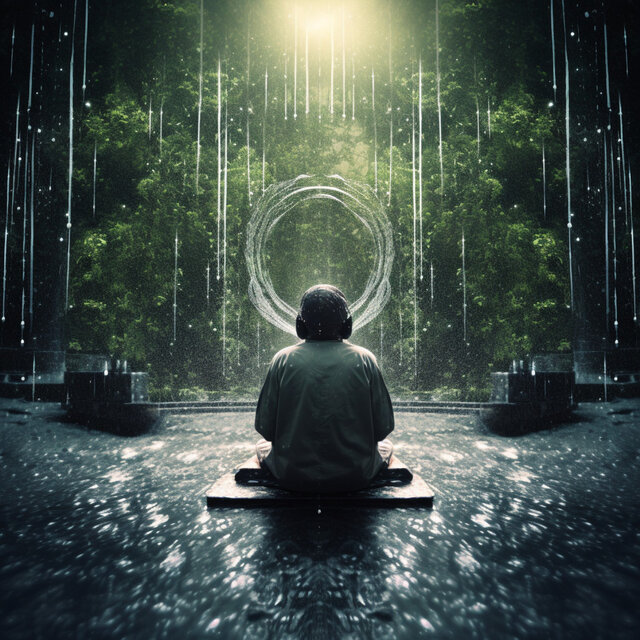 Meditative Rain: Binaural Calm Cadence