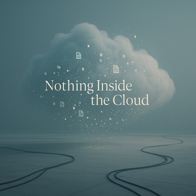 Nothing Inside The Cloud