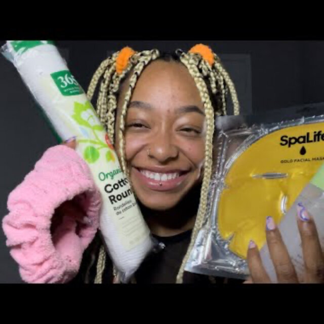 big sister does your skincare for bed