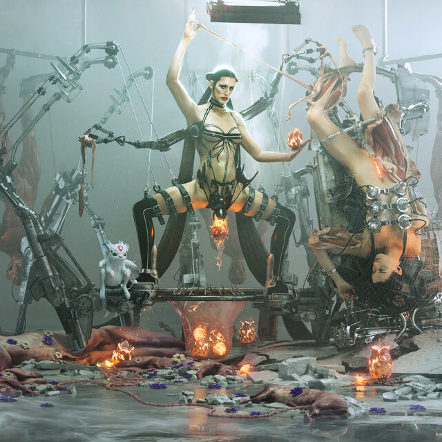 Cover art for album KICK ii by Arca