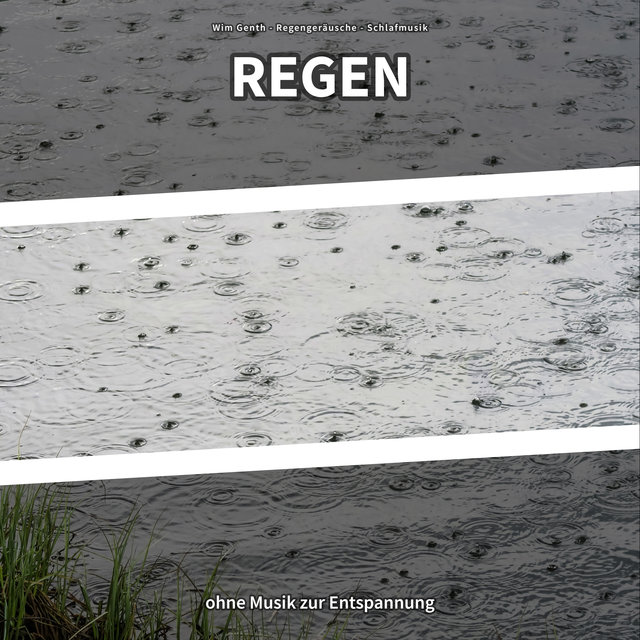 Regen ohne Musik zur Entspannung