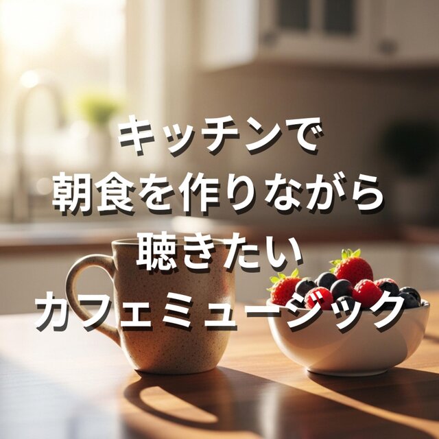 キッチンで朝食を作りながら聴きたいカフェミュージック