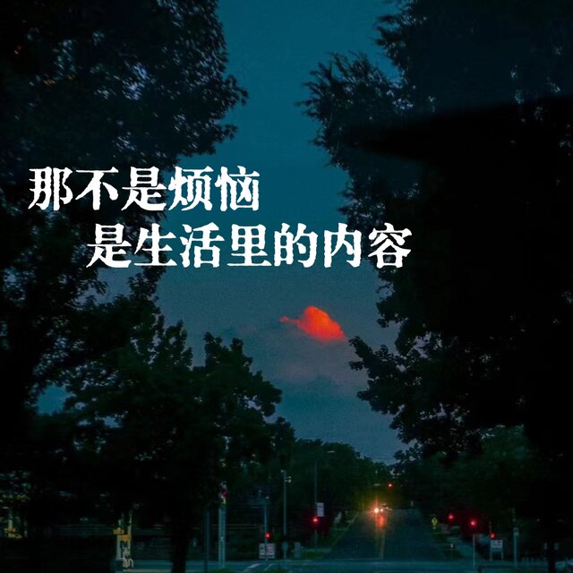 那不是烦恼是生活里的内容 (付航治愈版)