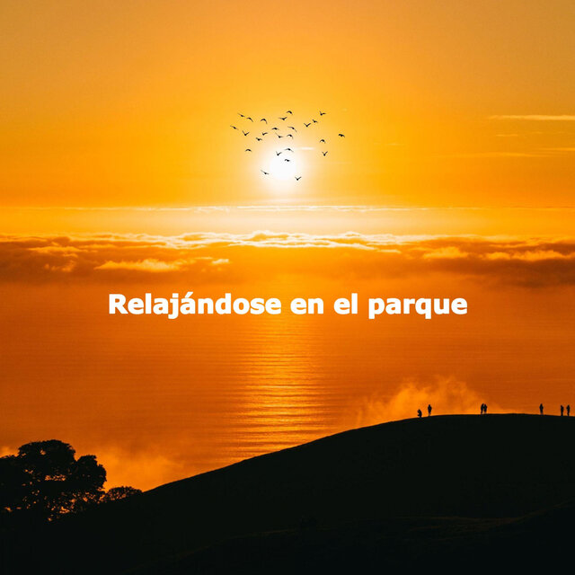 Relajándose en el parque