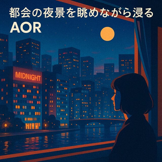 都会の夜景を眺めながら浸るAOR