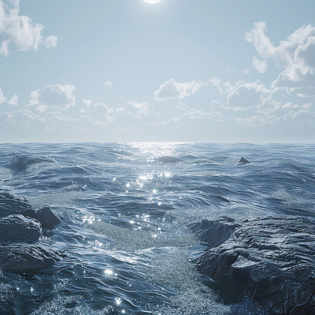 Binaural Ocean Soundscape: Serene Sea Waves