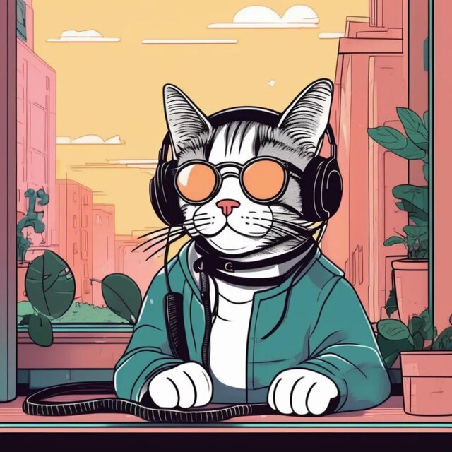 LoFi Hip Hop Beats (and a cat)