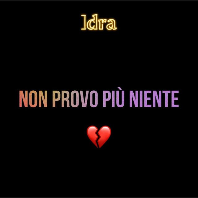 Non provo più niente