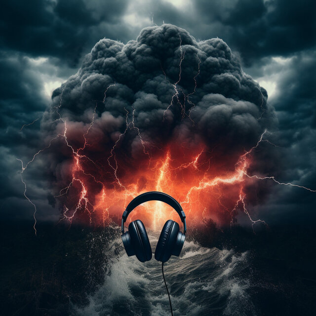Thunder Echoes: Binaural Rhythmic Symphony