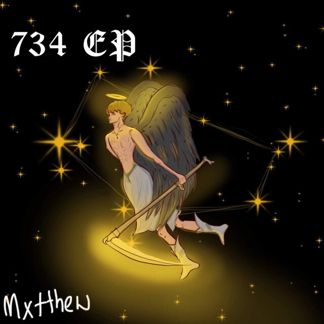 734
