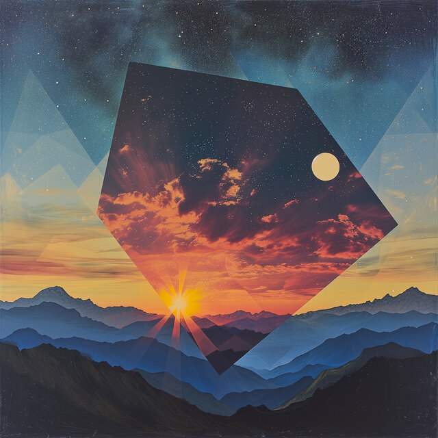 Pentatonic Visions: A Journey Through Crystalline Landscapes