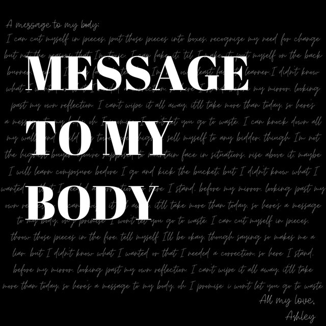 Message to my Body