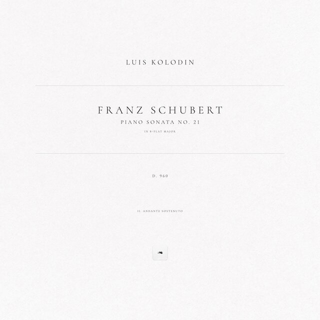 Piano Sonata No. 21 in B-Flat Major, D. 960: II. Andante sostenuto