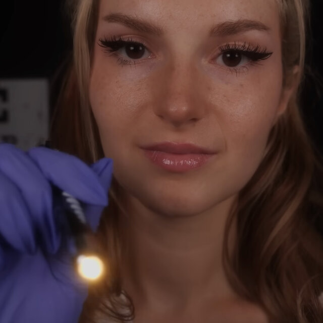 ASMR Low Light Cranial Nerve Examination For Sleep