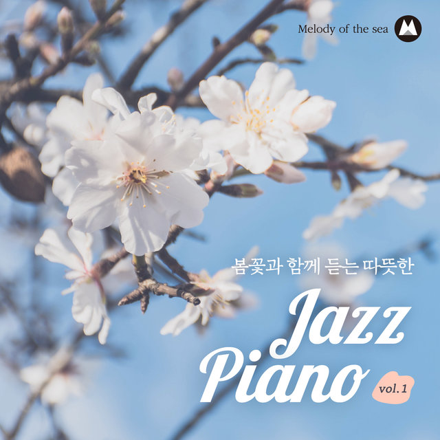 Jazz piano listening with spring flowers #1