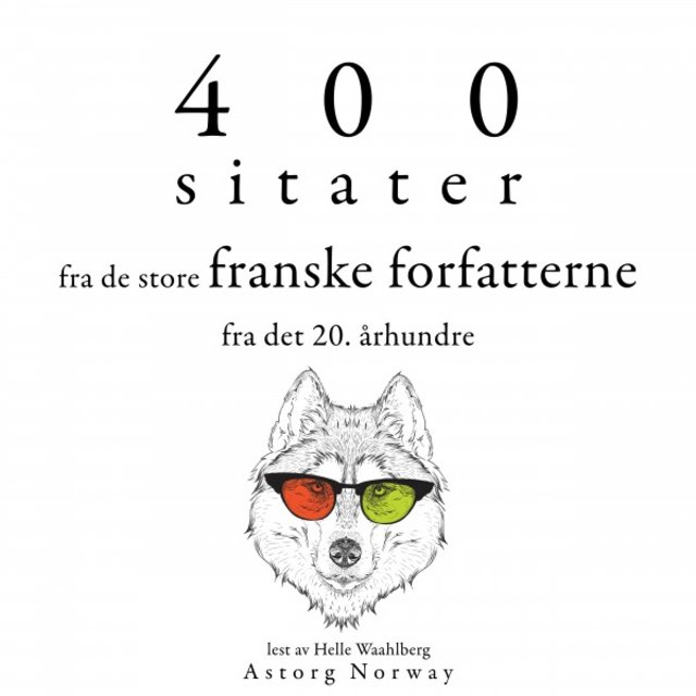 400 sitater fra de store franske forfatterne fra det 20. Århundre (Samle de beste tilbudene)