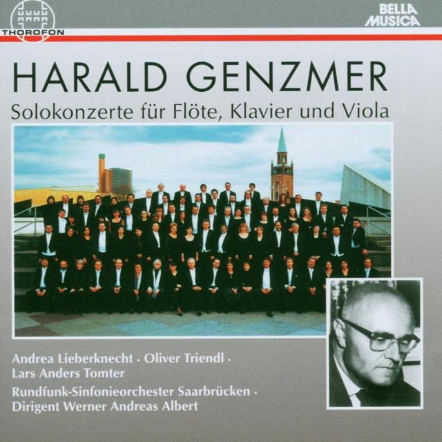 Harald Genzmer: Solokonzerte für Flöte, Klavier und Viola
