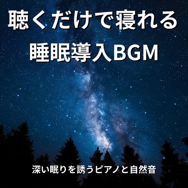 Sleep -Inducing BGM - Piano and Nature Sounds to Guide You into Deep Sleep