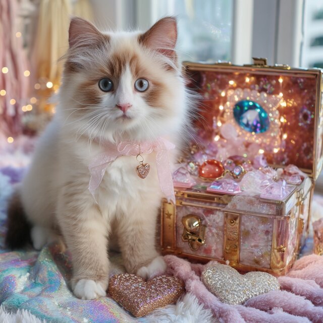 Cat Giving Back