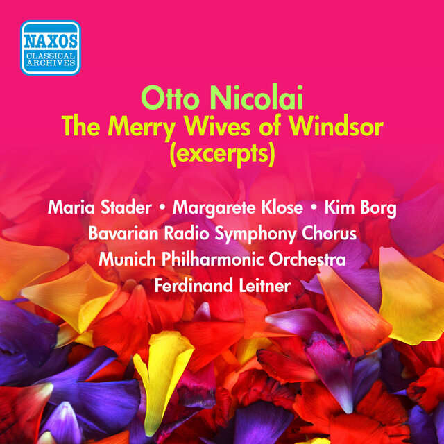 Cover art for album Nicolai: Merry Wives of Windsor (The) (Leitner) (1956) by Ferdinand Leitner