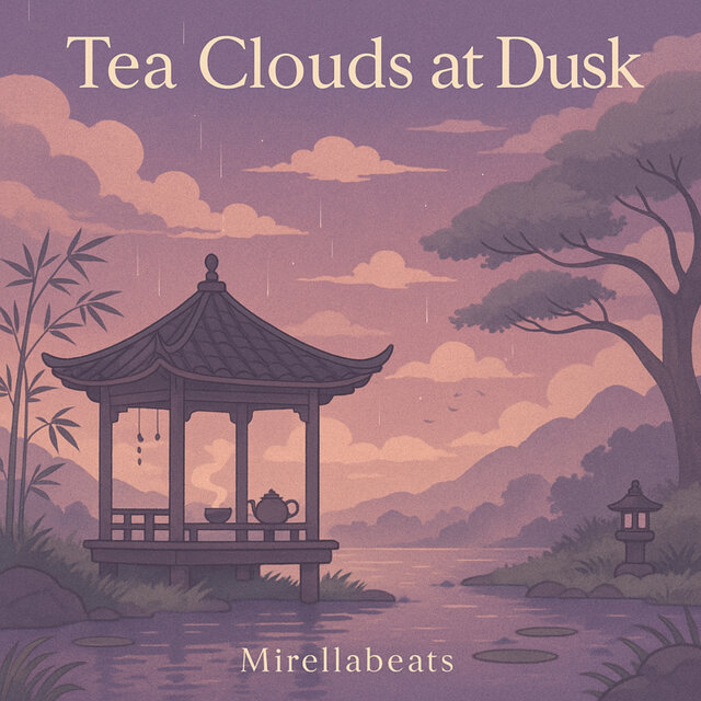 Tea clouds at dusk