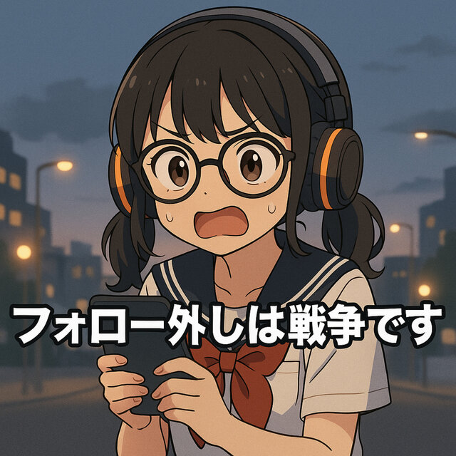 フォロー外しは戦争です