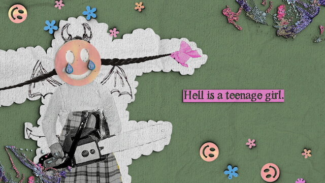 Hell Is A Teenage Girl (Lyric Video)