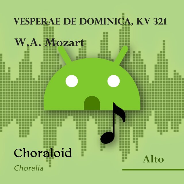 Vesperae de Dominica, KV 321 (Training tracks for alto [mz50a])