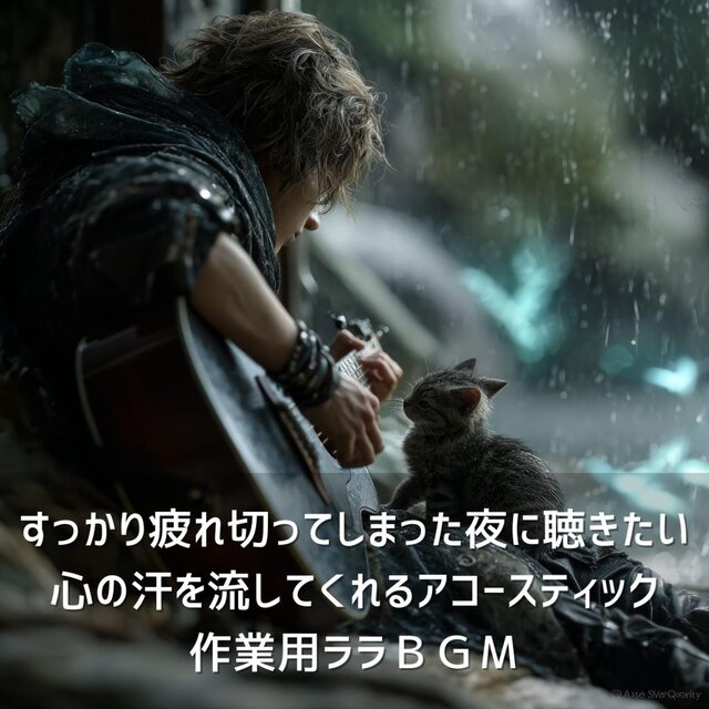 すっかり疲れ切ってしまった夜に聴きたい心の汗を流してくれるアコースティック
