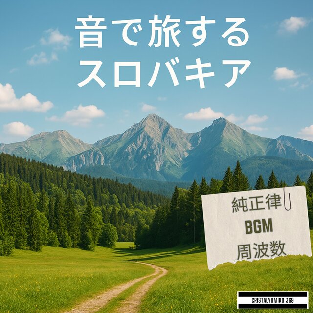 リラックス音楽 世界旅行BGM スロバキア・音で旅する 純正律432Hz・528Hz 癒しと集中のヒーリングサウンド