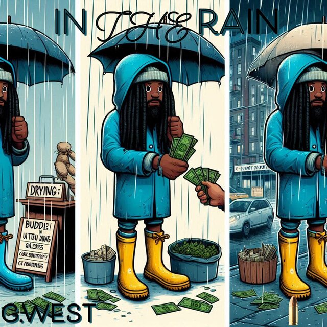 In the rain