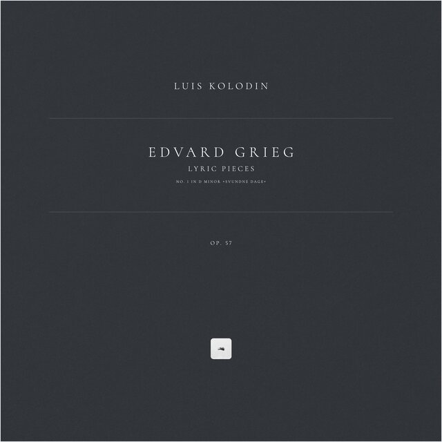 Lyric Pieces, Op. 57: No. 1 in D Minor 'Svundne Dage'