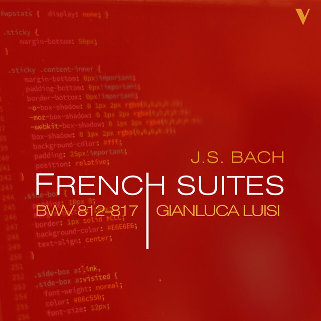 Bach: French Suites, BWV 812-817