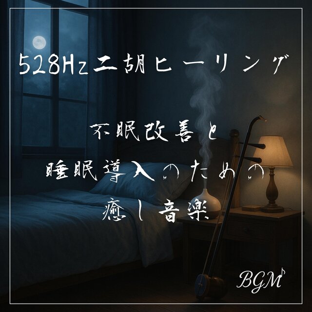 528Hz二胡ヒーリング — 不眠改善と睡眠導入のための癒し音楽