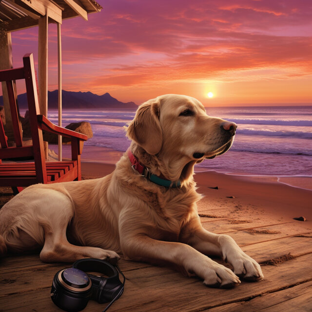 Ocean Breeze Dog Play: Harmony in Puppy Happiness