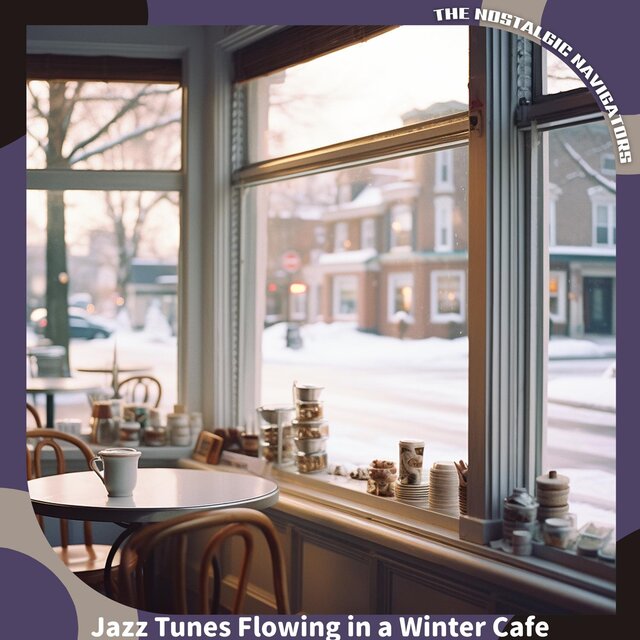 Jazz Tunes Flowing in a Winter Cafe