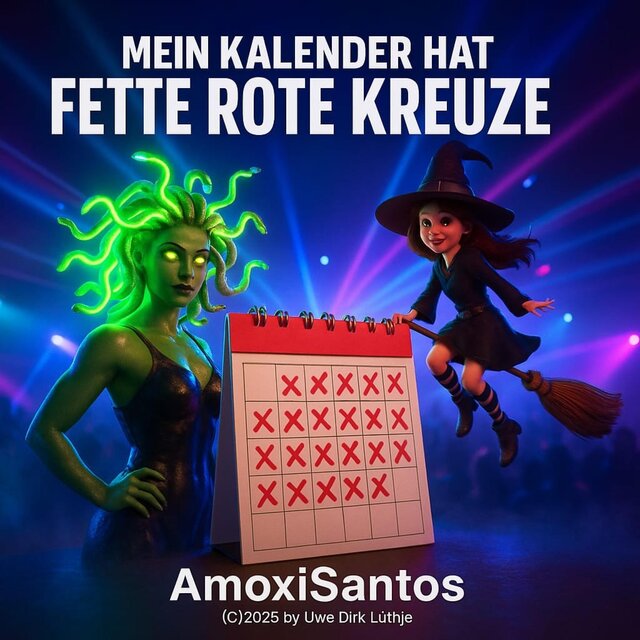 Mein Kalender hat Fette rote Kreuze