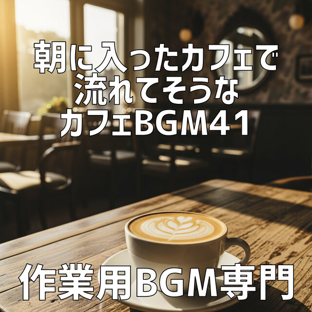 朝に入ったカフェで流れてそうなカフェBgm 41