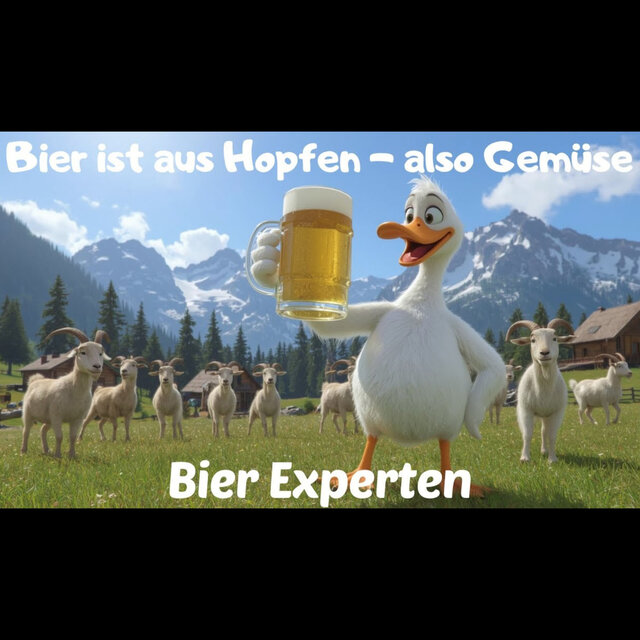 Bier ist aus Hopfen also Gemüse