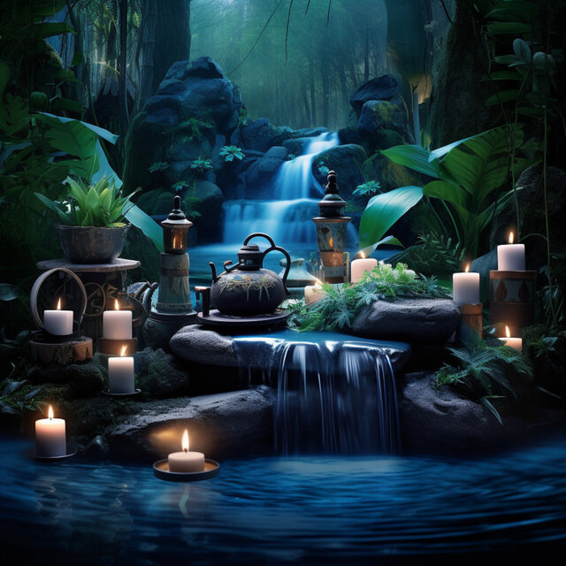 Tranquil Serenity: Spa Harmony with Ocean Waves