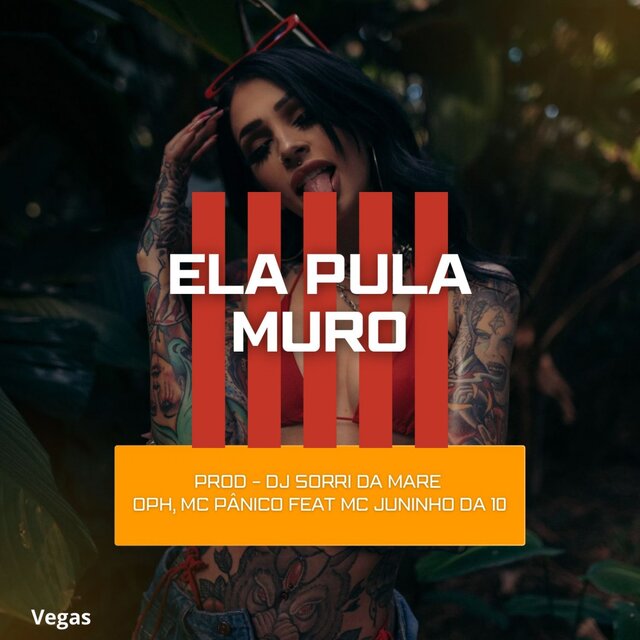 Ela pula o muro