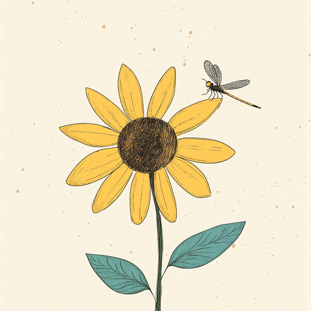 Sunflowers in My Rearview