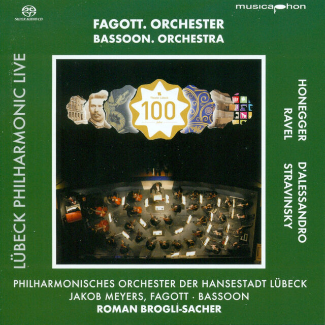 Honegger, A.: Symphony No. 1 / Alessandro, R. D': Bassoon Concerto, Op. 75 (Lubeck Philharmonic Live, Vol. 3)